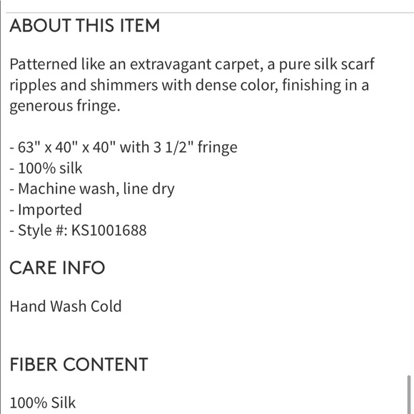 NEW • Kate Spade • Medallion Piano Shawl Silk Red - Picture 5 of 7